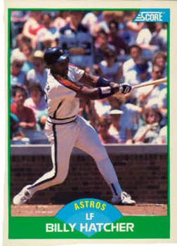 #61 Billy Hatcher - Houston Astros - 1989 Score Baseball