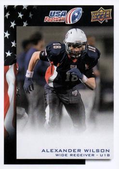 #61 Alexander Wilson - USA - 2014 Upper Deck USA Football