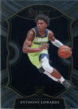 #61 Anthony Edwards - Minnesota Timberwolves - 2020-21 Panini Select Basketball