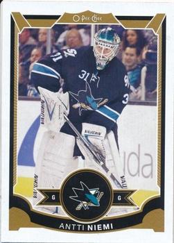 #61 Antti Niemi - San Jose Sharks - 2015-16 O-Pee-Chee Hockey