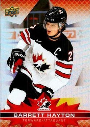 #61 Barrett Hayton - Canada - 2021-22 Upper Deck Tim Hortons Team Canada Hockey