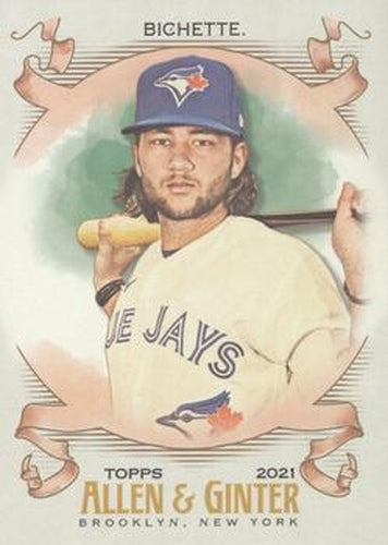#61 Bo Bichette - Toronto Blue Jays - 2021 Topps Allen & Ginter Baseball