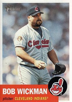 #61 Bob Wickman - Cleveland Indians - 2002 Topps Heritage Baseball