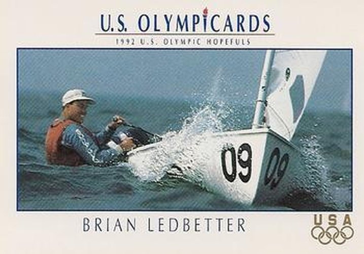 #61 Brian Ledbetter - USA - 1992 Impel U.S. Olympic Hopefuls