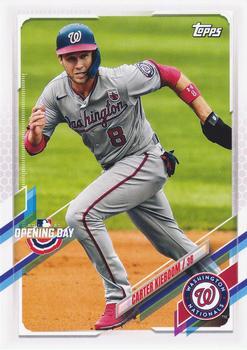 #61 Carter Kieboom - Washington Nationals - 2021 Topps Opening Day Baseball
