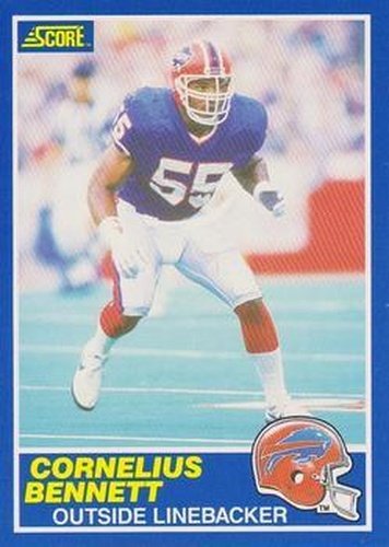 #61 Cornelius Bennett - Buffalo Bills - 1989 Score Football