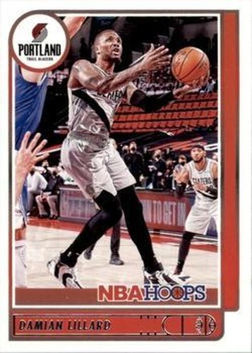 #61 Damian Lillard - Portland Trail Blazers - 2021-22 Hoops Basketball