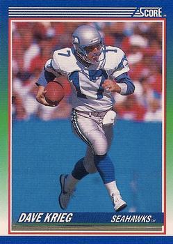 #61 Dave Krieg - Seattle Seahawks - 1990 Score Football