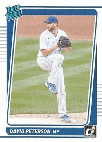 #61 David Peterson - New York Mets - 2021 Donruss Baseball