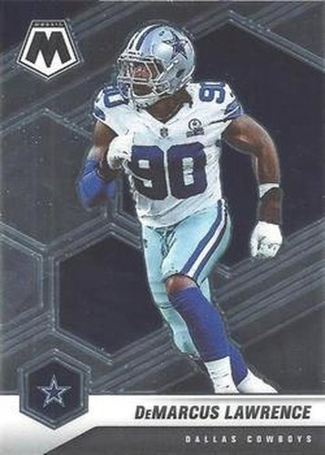 #61 DeMarcus Lawrence - Dallas Cowboys - 2021 Panini Mosaic Football