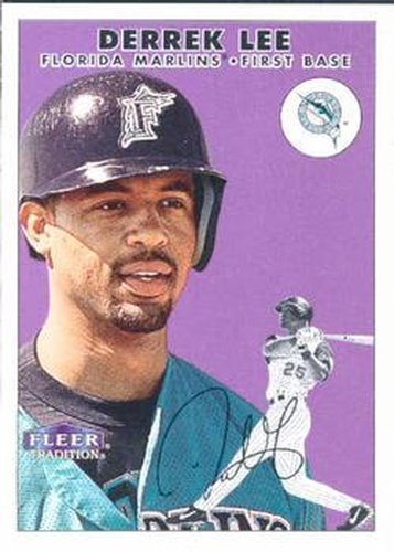 #61 Derrek Lee - Florida Marlins - 2000 Fleer Tradition Baseball