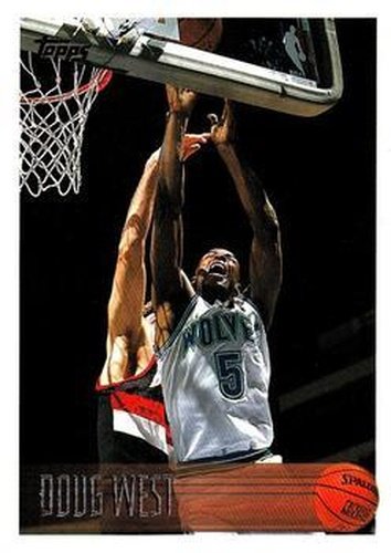 #61 Doug West - Minnesota Timberwolves - 1996-97 Topps Basketball