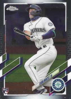 #61 Evan White - Seattle Mariners - 2021 Topps Chrome Baseball