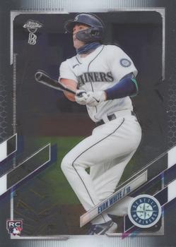 #61 Evan White - Seattle Mariners - 2021 Topps Chrome Ben Baller Edition Baseball