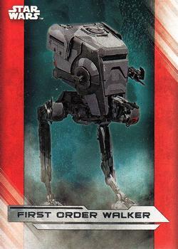 #61 First Order Walker - 2017 Topps Star Wars The Last Jedi