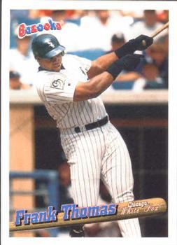 #61 Frank Thomas - Chicago White Sox - 1996 Bazooka Baseball