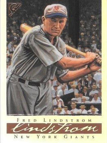 #61 Fred Lindstrom - New York Giants - 2003 Topps Gallery Hall of Fame - Artist's Proofs Baseball