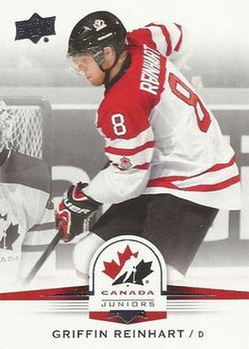 #61 Griffin Reinhart - Canada - 2014-15 Upper Deck Team Canada Juniors Hockey