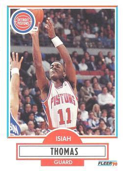 #61 Isiah Thomas - Detroit Pistons - 1990-91 Fleer Basketball