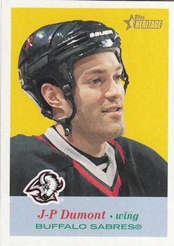 #61 J.P. Dumont - Buffalo Sabres - 2001-02 Topps Heritage Hockey