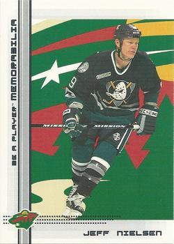 #61 Jeff Nielsen - Minnesota Wild - 2000-01 Be a Player Memorabilia Hockey