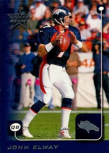 #61 John Elway - Denver Broncos - 1999 Leaf Rookies & Stars Football