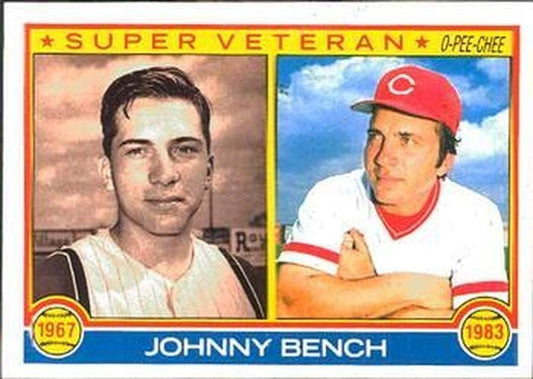 #61 Johnny Bench - Cincinnati Reds - 1983 O-Pee-Chee Baseball