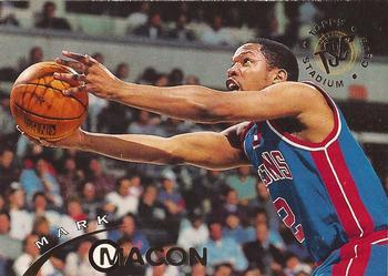 #61 Mark Macon - Detroit Pistons - 1994-95 Stadium Club Basketball