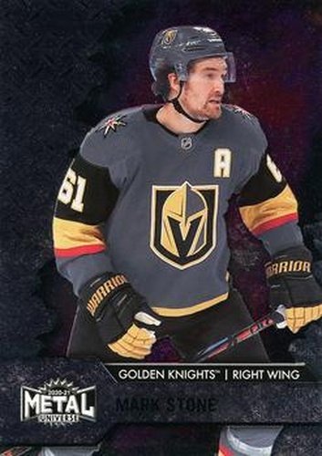 #61 Mark Stone - Vegas Golden Knights - 2020-21 Skybox Metal Universe Hockey