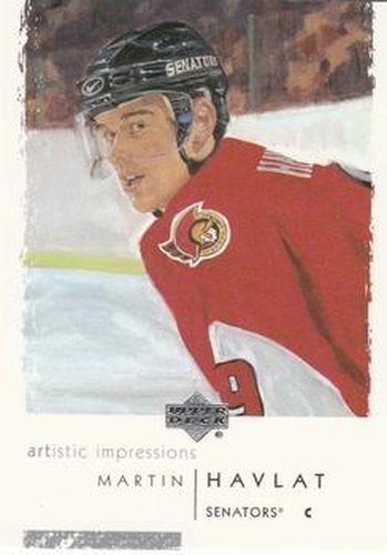 #61 Martin Havlat - Ottawa Senators - 2002-03 UD Artistic Impressions Hockey