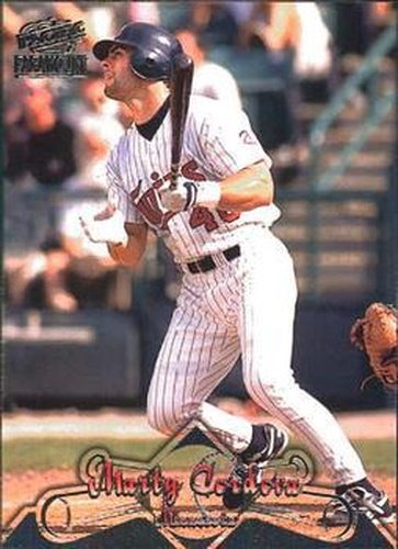 #61 Marty Cordova - Minnesota Twins - 1998 Pacific Paramount Baseball