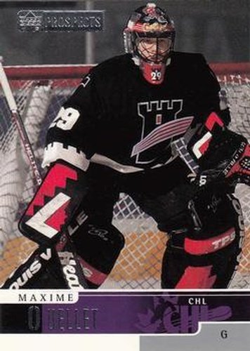 #61 Maxime Ouellet - Quebec Remparts - 1999-00 Upper Deck Prospects Hockey