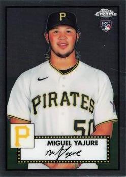 #61 Miguel Yajure - Pittsburgh Pirates - 2021 Topps Chrome Platinum Anniversary Baseball