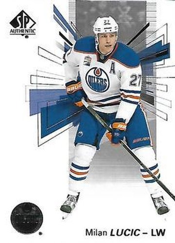 #61 Milan Lucic - Edmonton Oilers - 2016-17 SP Authentic Hockey