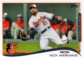 #61 Nick Markakis - Baltimore Orioles - 2014 Topps Baseball