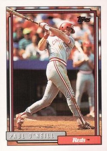 #61 Paul O'Neill - Cincinnati Reds - 1992 Topps Baseball