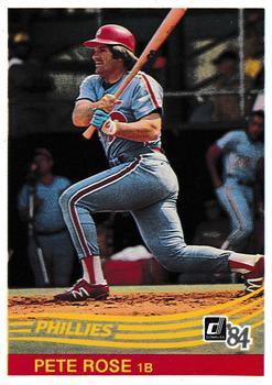 #61 Pete Rose - Philadelphia Phillies - 1984 Donruss Baseball