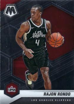 #61 Rajon Rondo - Los Angeles Clippers - 2020-21 Panini Mosaic Basketball