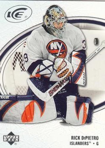 #61 Rick DiPietro - New York Islanders - 2005-06 Upper Deck Ice Hockey