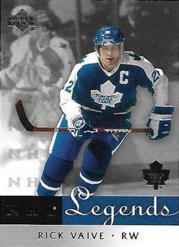 #61 Rick Vaive - Toronto Maple Leafs - 2001-02 Upper Deck Legends Hockey