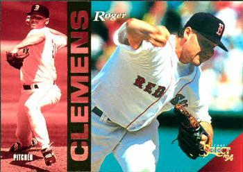#61 Roger Clemens - Boston Red Sox - 1994 Select Baseball