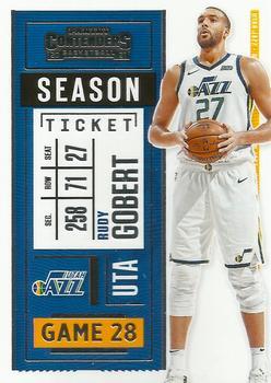 #61 Rudy Gobert - Utah Jazz - 2020-21 Panini Contenders Basketball