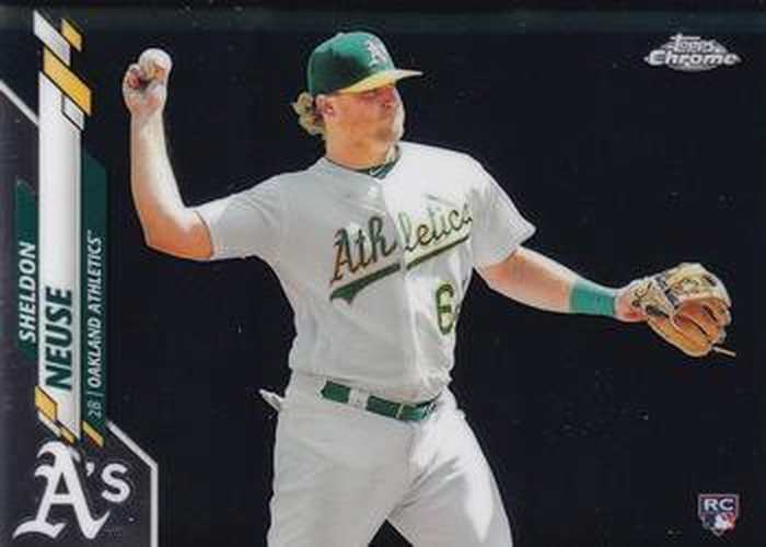 #61 Sheldon Neuse - Oakland Athletics - 2020 Topps Chrome Baseball