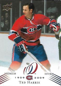 #61 Ted Harris - Montreal Canadiens - 2008-09 Upper Deck Montreal Canadiens Centennial Hockey
