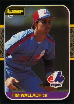 #61 Tim Wallach - Montreal Expos - 1987 Leaf Baseball