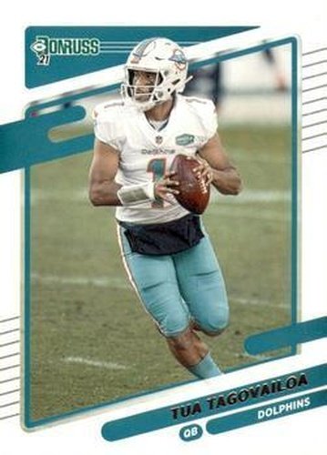 #61 Tua Tagovailoa - Miami Dolphins - 2021 Donruss Football