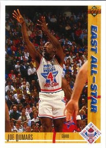 #61 Joe Dumars - Detroit Pistons - 1991-92 Upper Deck Basketball