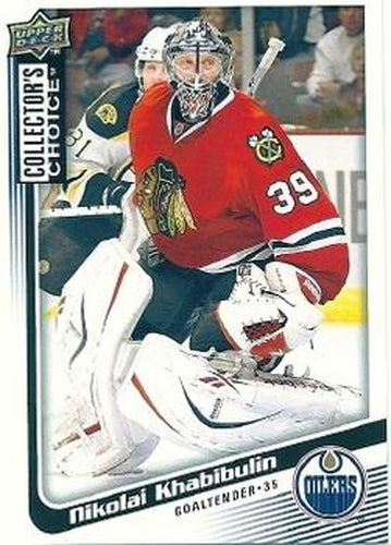#61 Nikolai Khabibulin - Edmonton Oilers - 2009-10 Collector's Choice Hockey