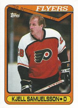 #61 Kjell Samuelsson - Philadelphia Flyers - 1990-91 Topps Hockey