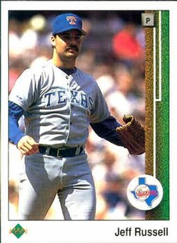 #461 Jeff Russell - Texas Rangers - 1989 Upper Deck Baseball